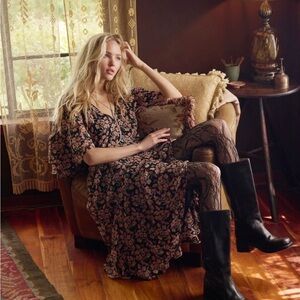 NWT Free People Elisandra Midi Dress